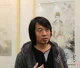 孟剛畫展在中國畫都濰坊開展