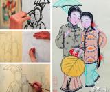 山東高密撲灰年畫“中國一絕” 圖