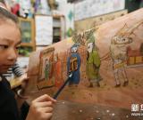 湖北襄陽少兒暑期繪“三國” 圖