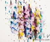 37歲黑猩猩舌頭作畫(huà)獲獎(jiǎng) 贏得一萬(wàn)美元