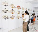 劉石營(yíng)百幅扇面畫展在故城畫院舉行 組圖