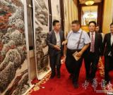 毛新宇出席紀(jì)念毛澤東誕辰120周年書畫展