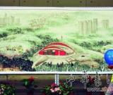 南京首幅百米長(zhǎng)手繪城市畫卷現(xiàn)身 高1.5米