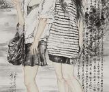 中國當代藝術(shù)鬼才田七都市美女系列作品巡回展