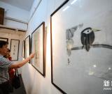 杭州舉辦木版水印大師陳品超書畫作品展 圖