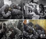 中國西部美術展展出百米長卷《走出巴顏喀拉》 圖